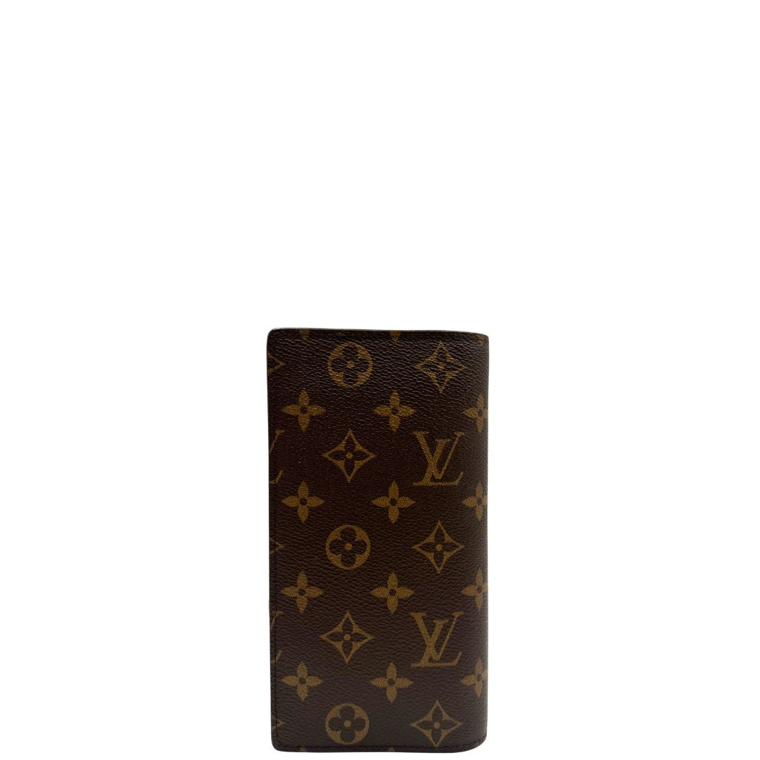 Portadocumenti Louis Vuitton in canvas marrone monogram, di lusso, originale, ottime condizioni