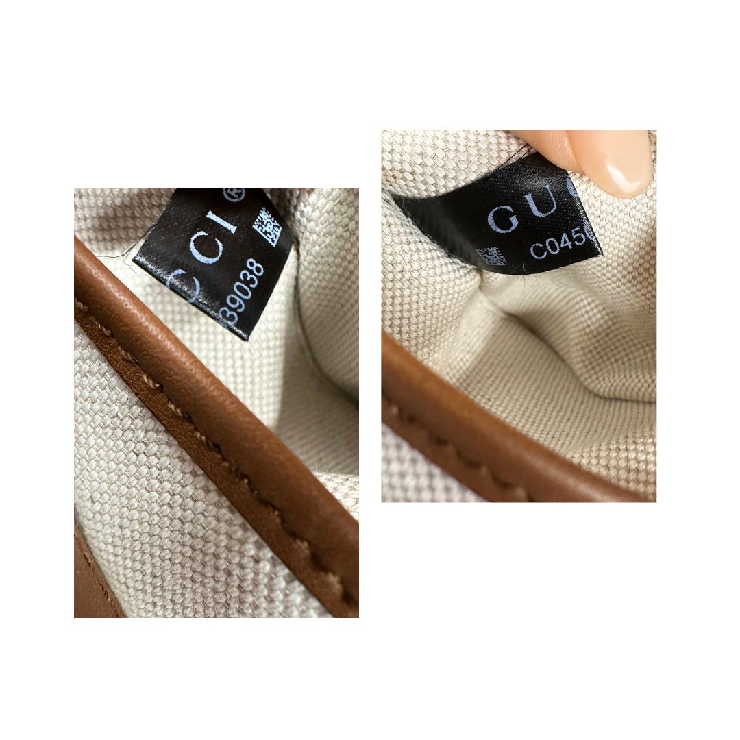 Borsa Gucci in canvas beige GG e finiture in pelle color marrone con dettaglio Horsebit sulla chiusura. Borsa a spalla media con pattina frontale. Originale usata, di lusso, in ottime condizioni.