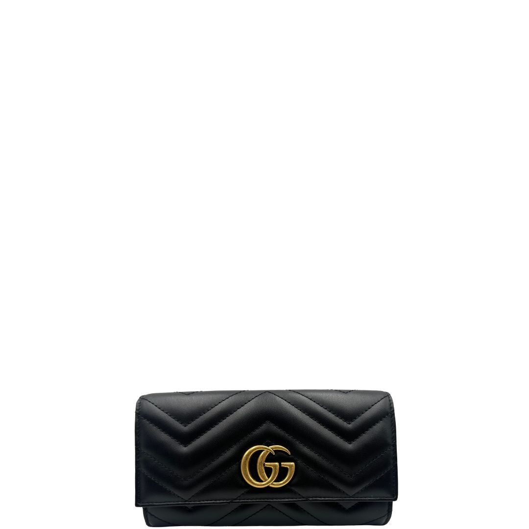 Portafoglio Gucci Marmont nero