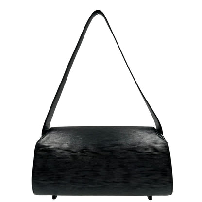 Borsa LV in pelle nera epi con hardware argentato, di lusso, originale, ottime condizioni