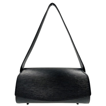 Borsa LV in pelle nera epi con hardware argentato, di lusso, originale, ottime condizioni