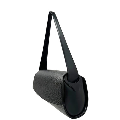 Borsa LV in pelle nera epi con hardware argentato, di lusso, originale, ottime condizioni