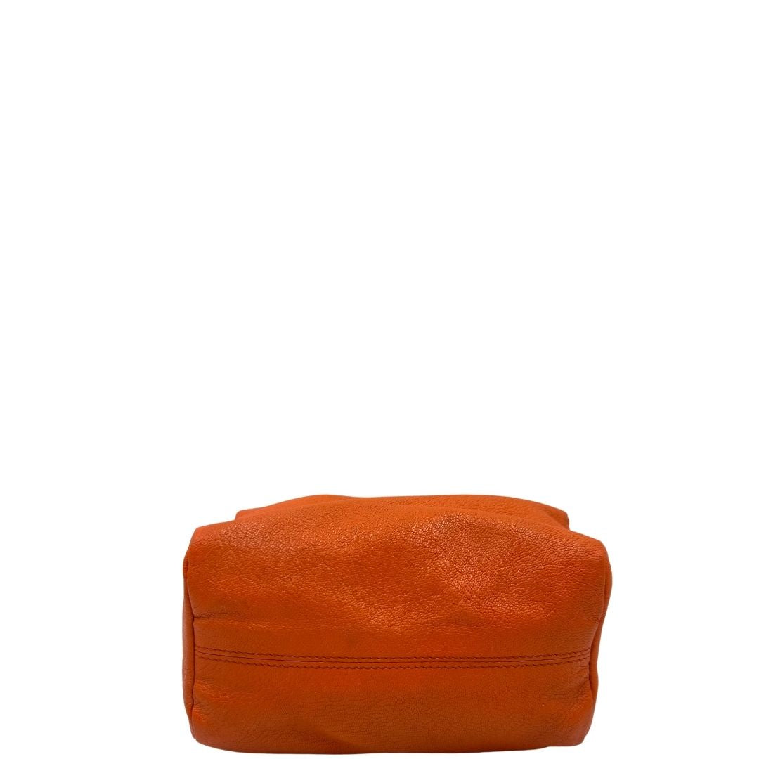 base della Pochette Givenchy in pelle arancione 