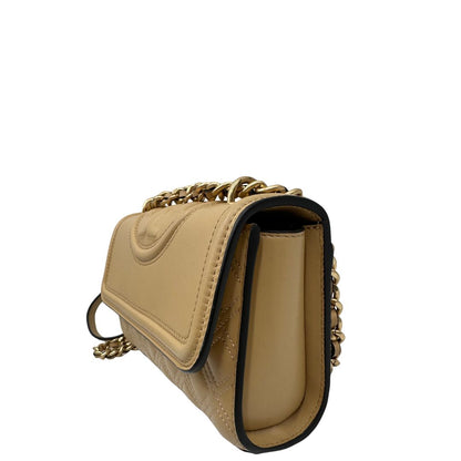 Tracolla Fleming Tory Burch beige