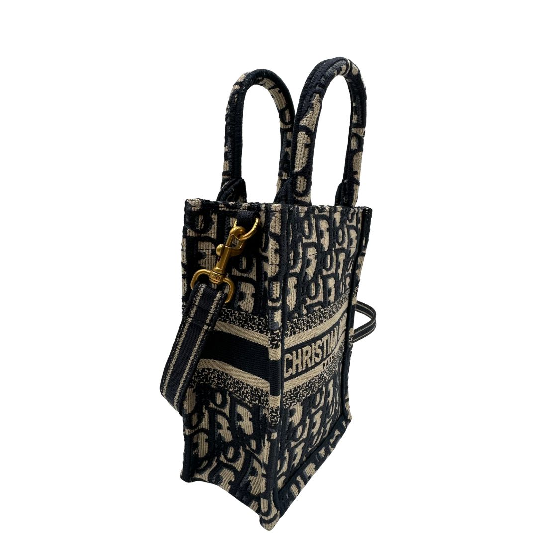 Mini Book Tote Vertical Oblique Christian Dior