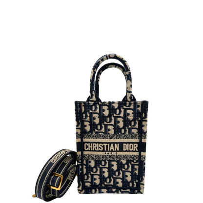 Mini Book Tote Vertical Oblique Christian Dior