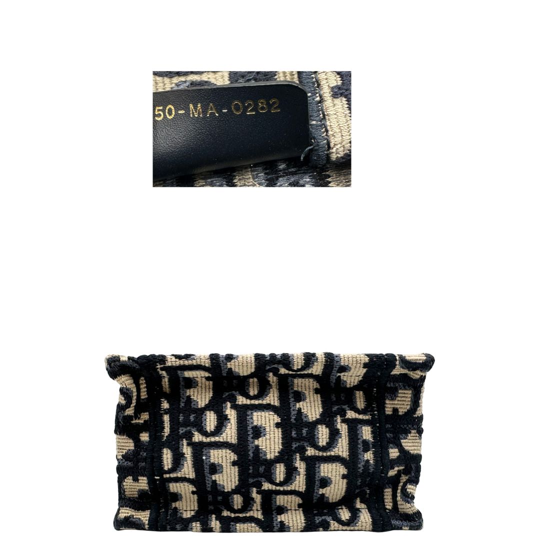 Mini Book Tote Vertical Oblique Christian Dior