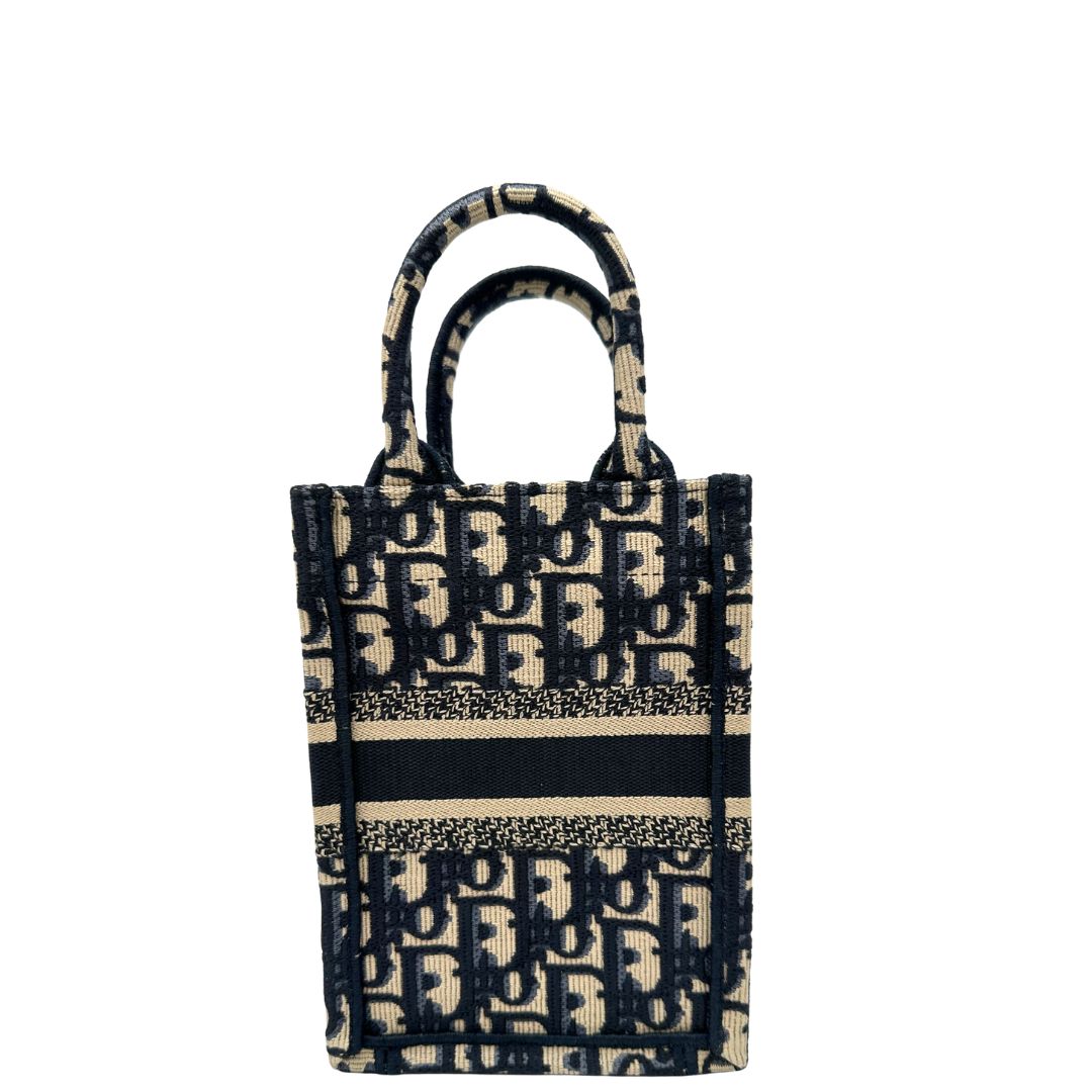 Mini Book Tote Vertical Oblique Christian Dior