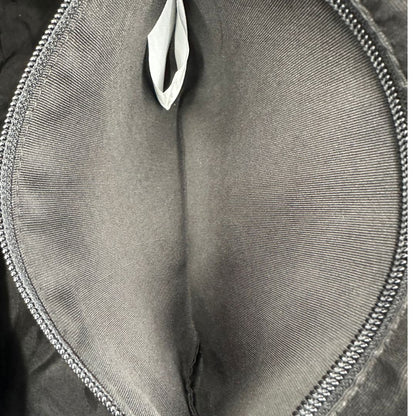 Interno, Borsa Borbonese nera con finiture in pelle tono su tono e profili trama occhio di pernice, di lusso, originale, ottime condizioni, usata