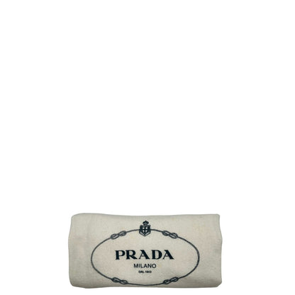 dustbag Borsa Prada in pelle grigia, dotata di doppi manici, dettagli in metallo dorato, di lusso, originale, ottime condizioni, usata