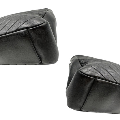 angoli della Borsa Saint Laurent in pelle nera con impunture trapuntate chevron, di lusso, originale, ottime condizioni, usata 