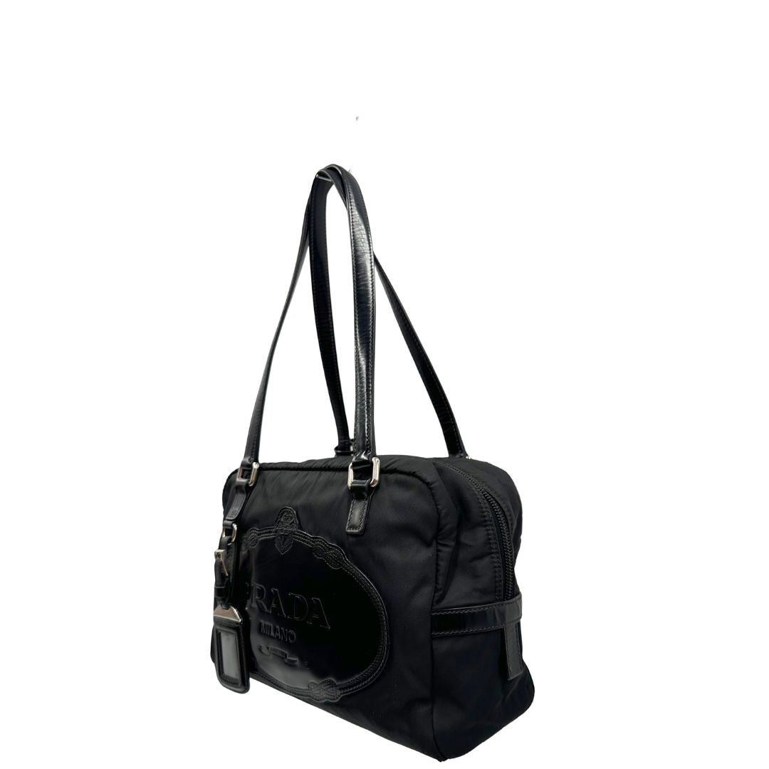 Bauletto Prada nylon nero