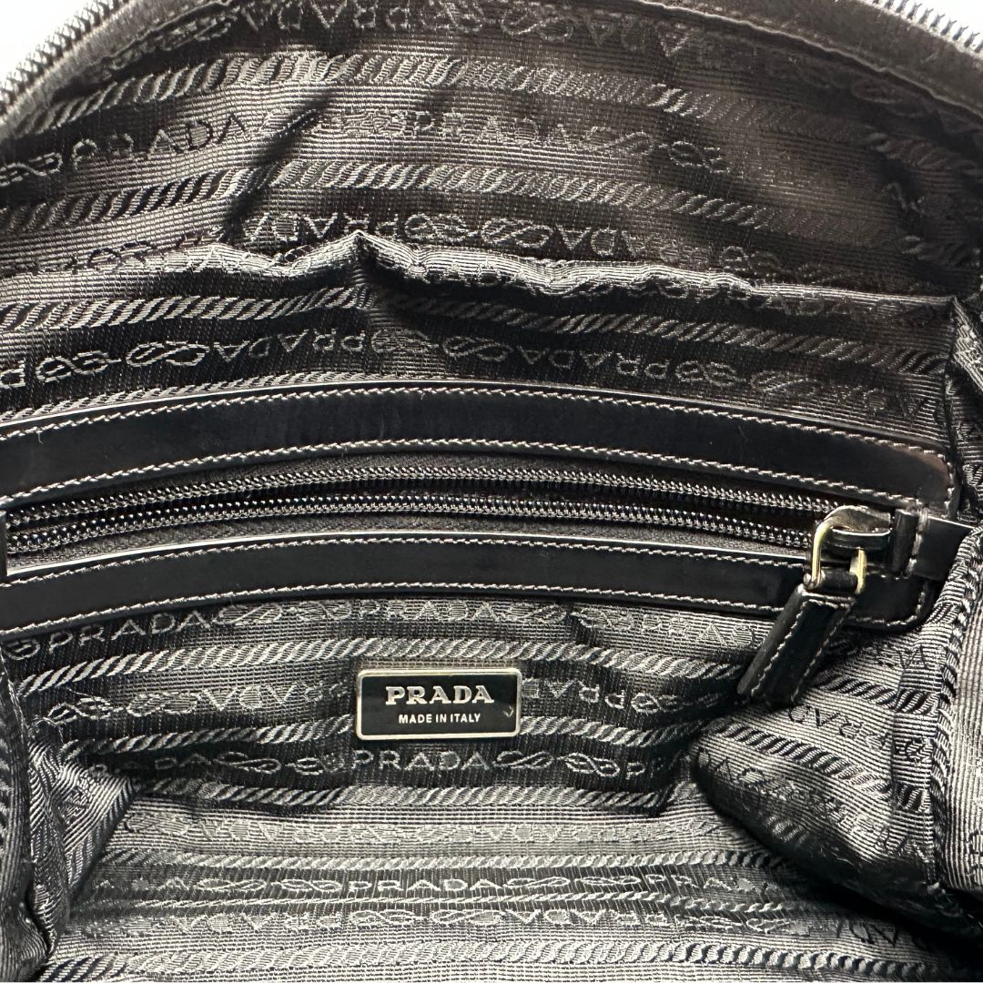 Bauletto Prada nylon nero