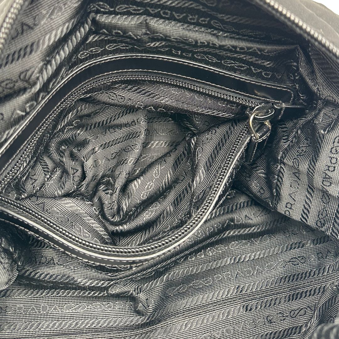Bauletto Prada nylon nero