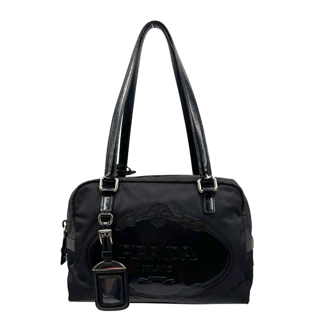 Bauletto Prada nylon nero