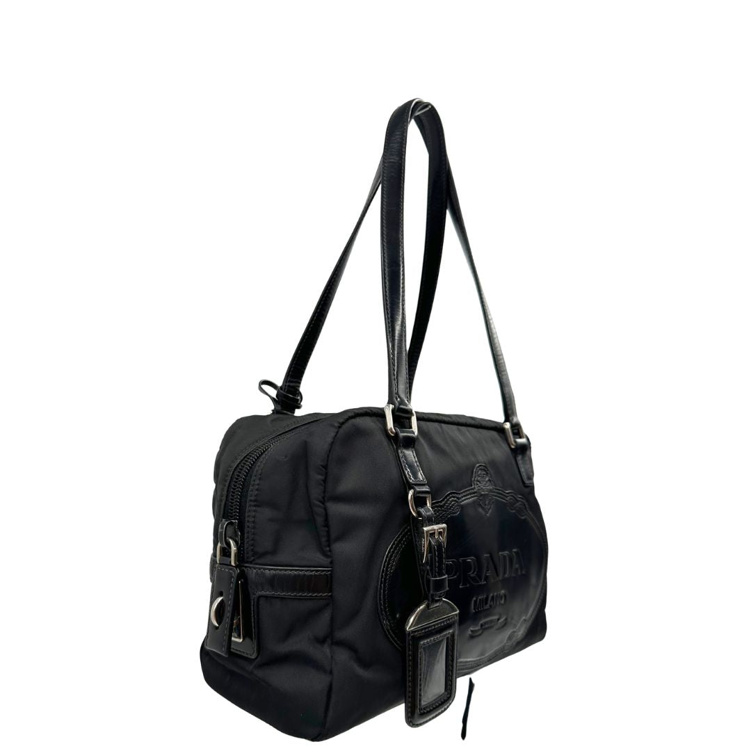 Bauletto Prada nylon nero