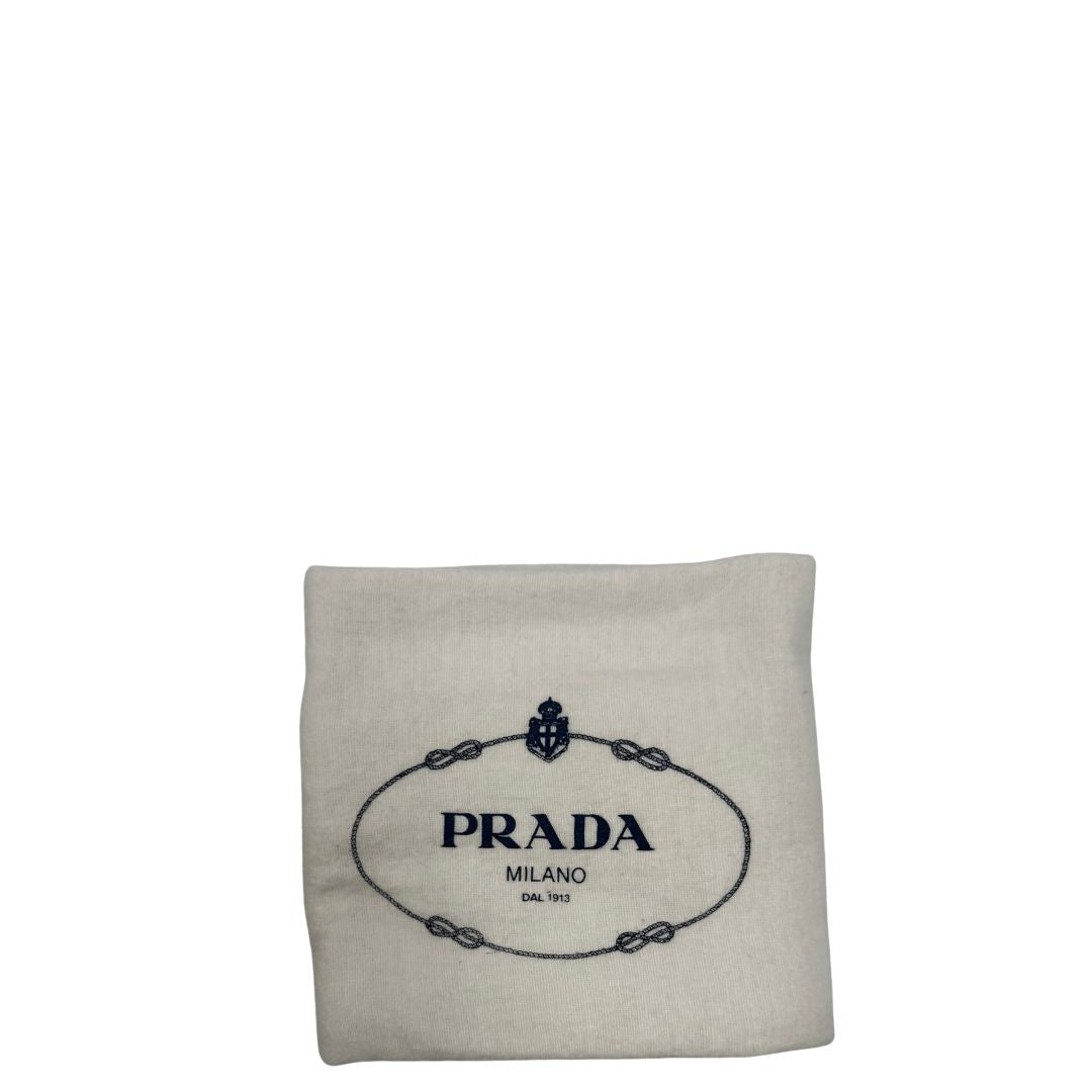 Bauletto Prada nylon crema