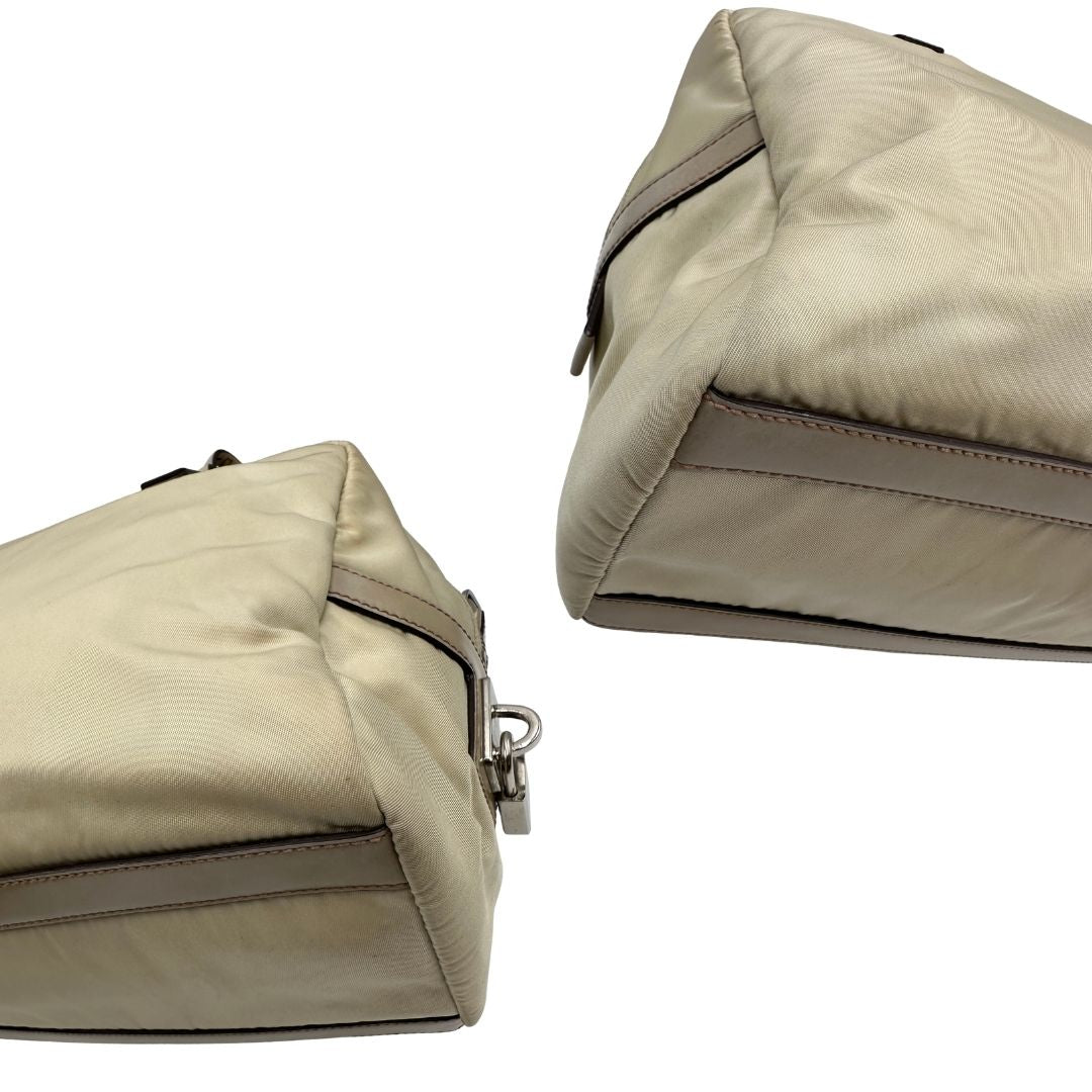 Bauletto Prada nylon crema