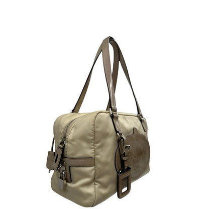 Bauletto Prada nylon crema