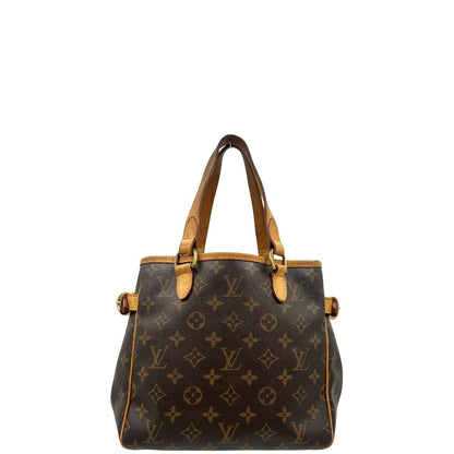 front  Borsa LV in canvas marrone monogram con finiture in vacchetta naturale, di lusso, originale, buone condizioni. 