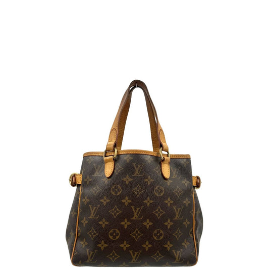 front  Borsa LV in canvas marrone monogram con finiture in vacchetta naturale, di lusso, originale, buone condizioni. 