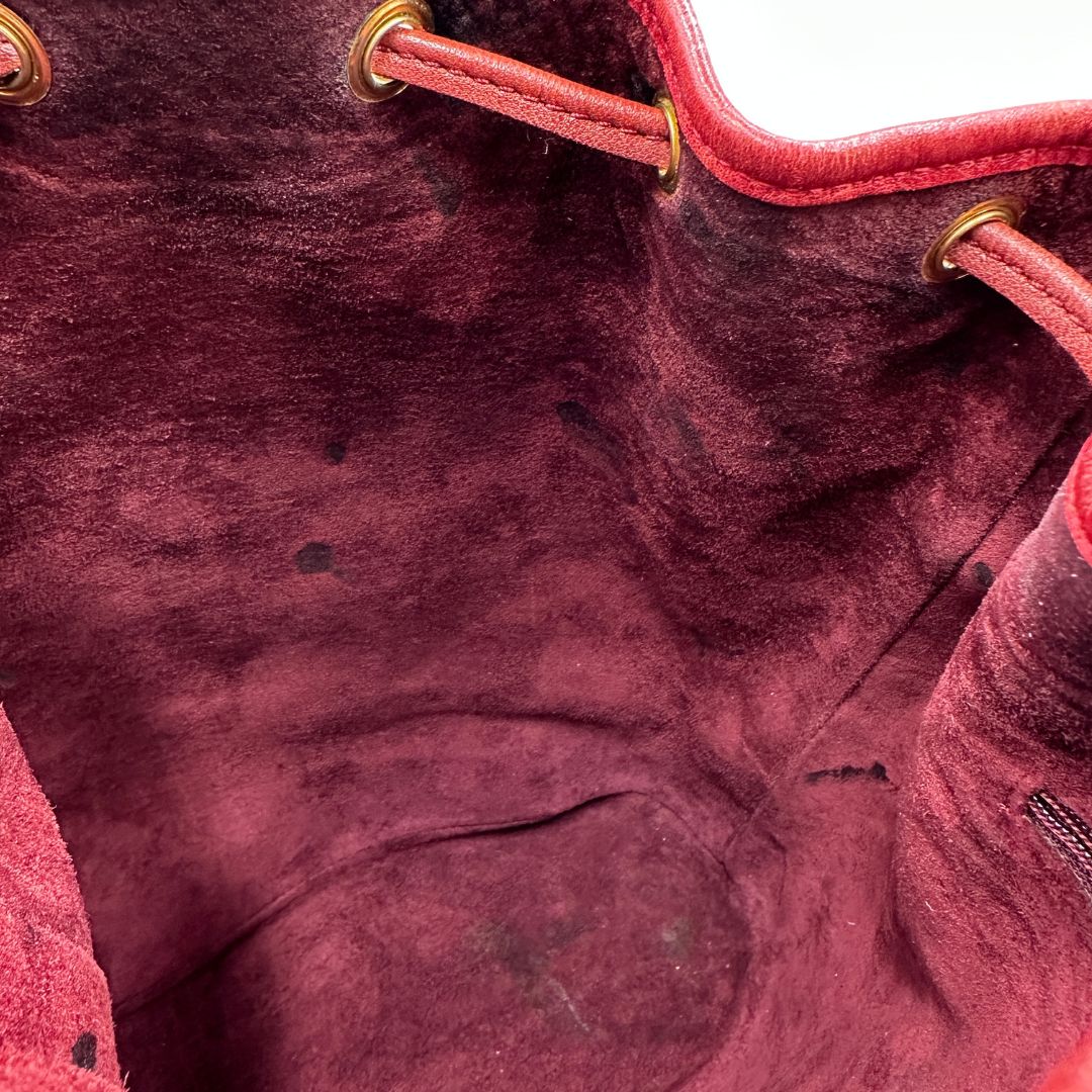 Secchiello Gucci bordeaux vintage