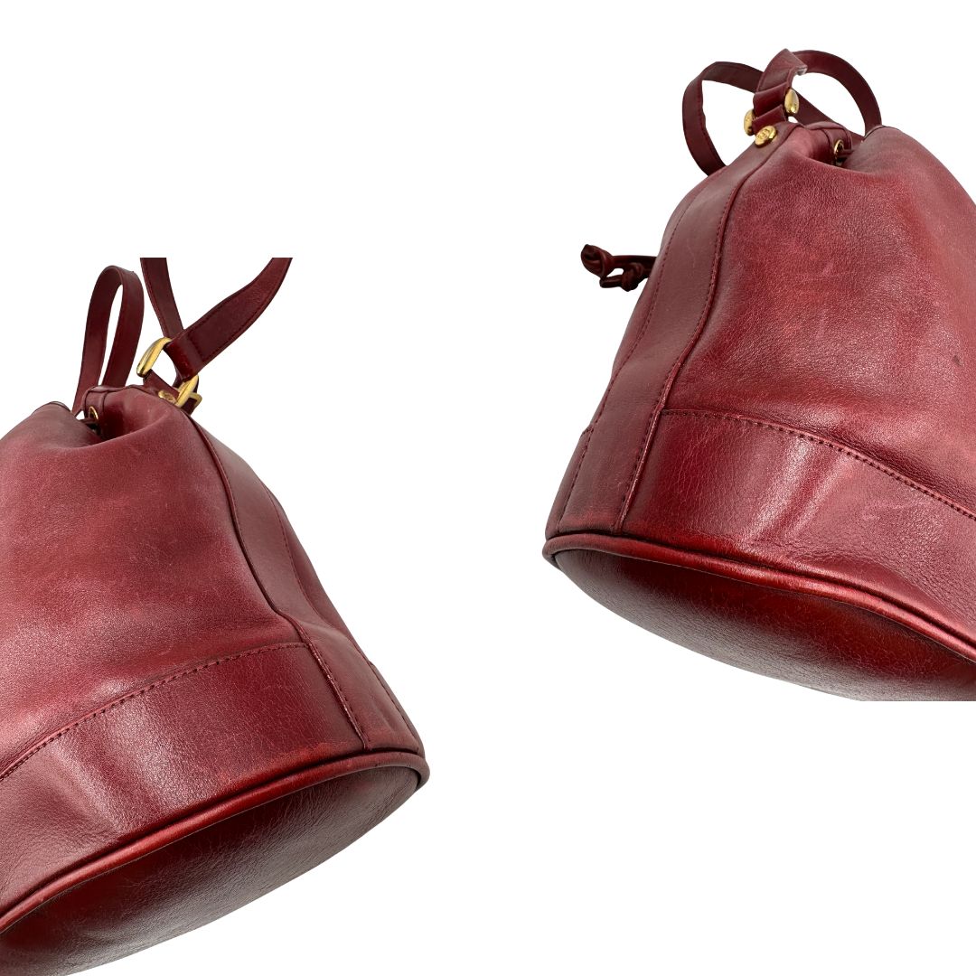 Secchiello Gucci bordeaux vintage