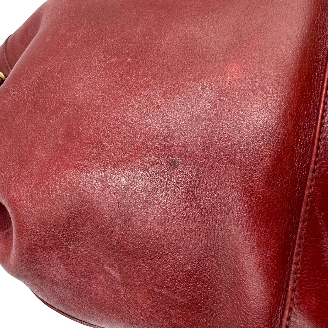 Secchiello Gucci bordeaux vintage