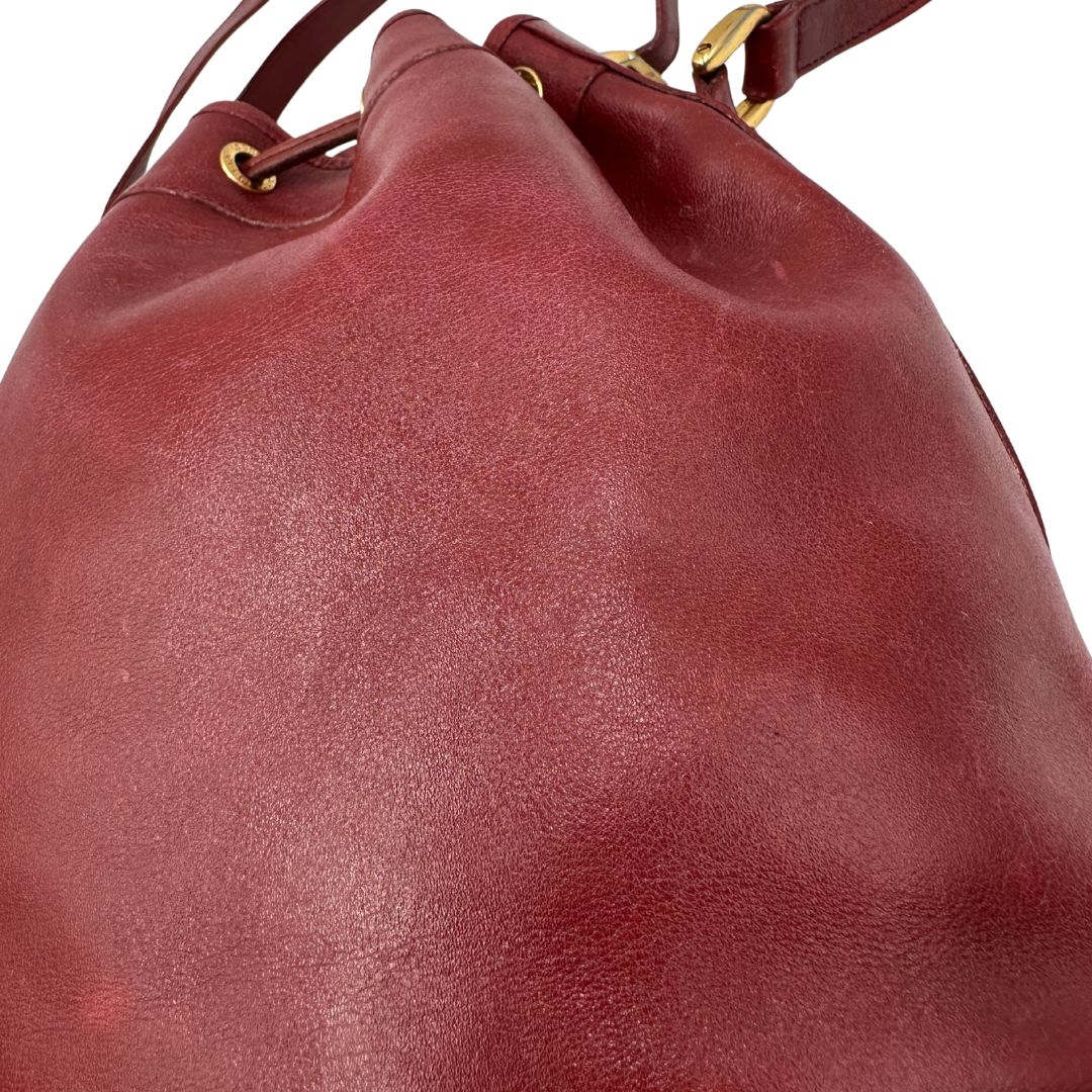 Secchiello Gucci bordeaux vintage