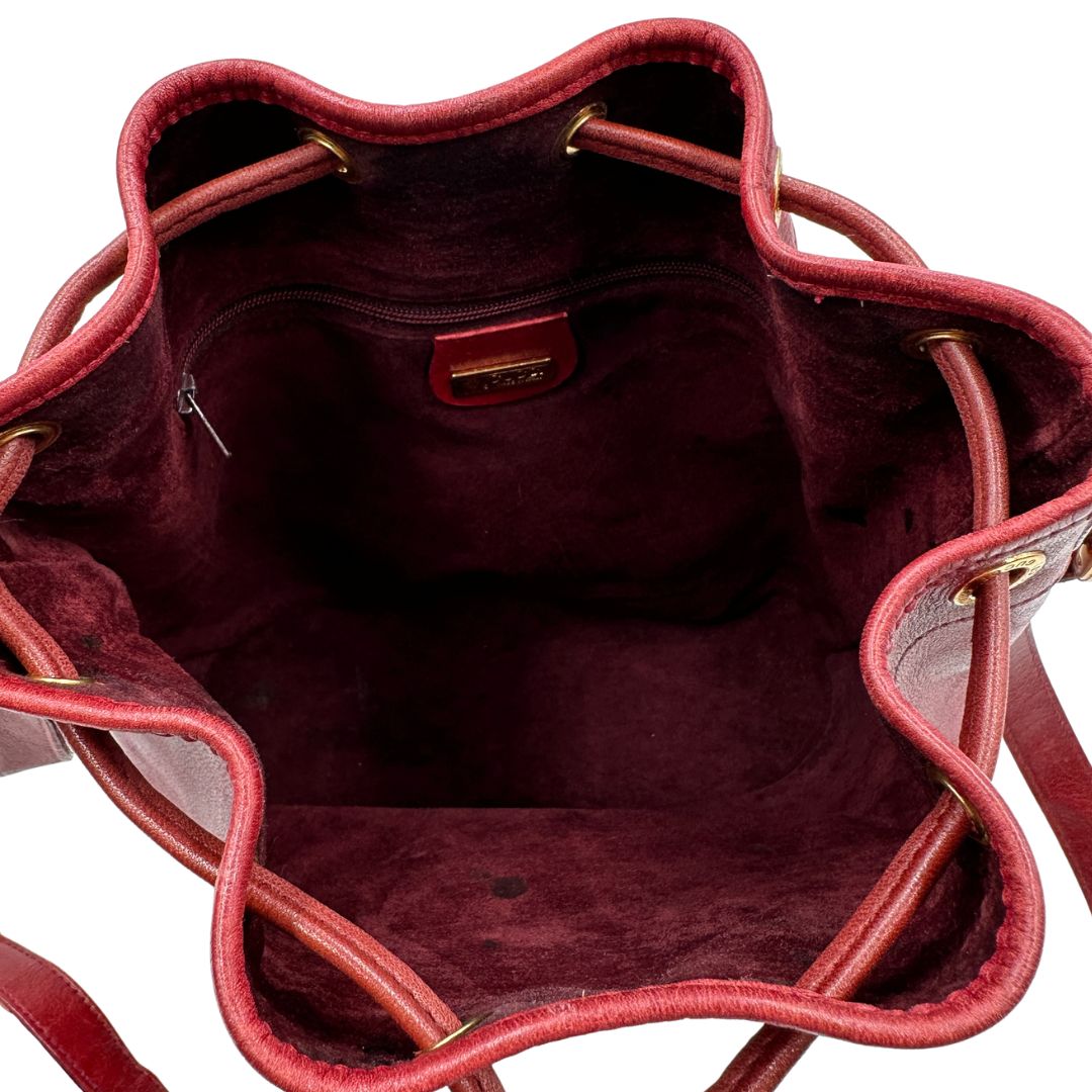 Secchiello Gucci bordeaux vintage