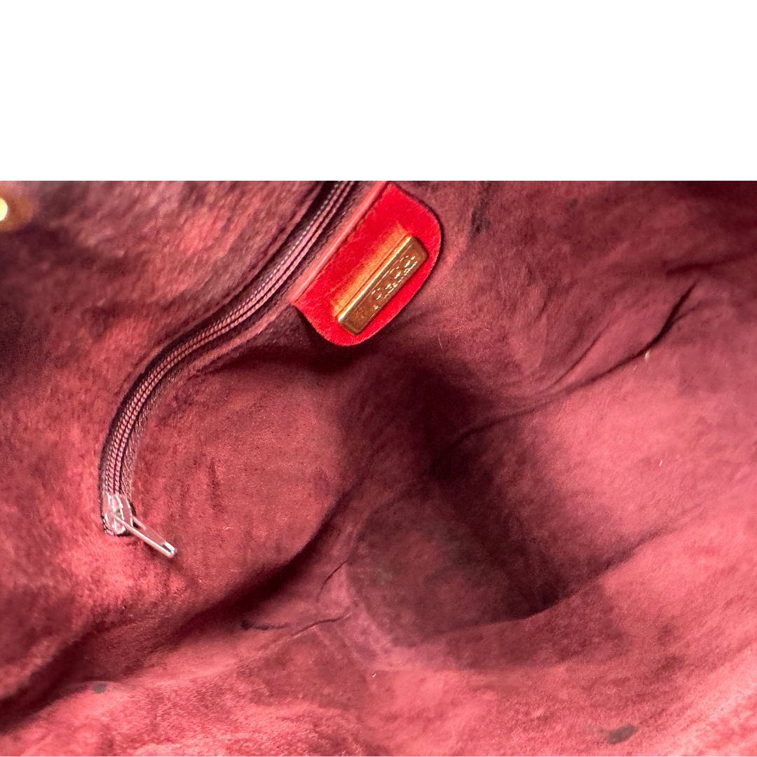 Secchiello Gucci bordeaux vintage