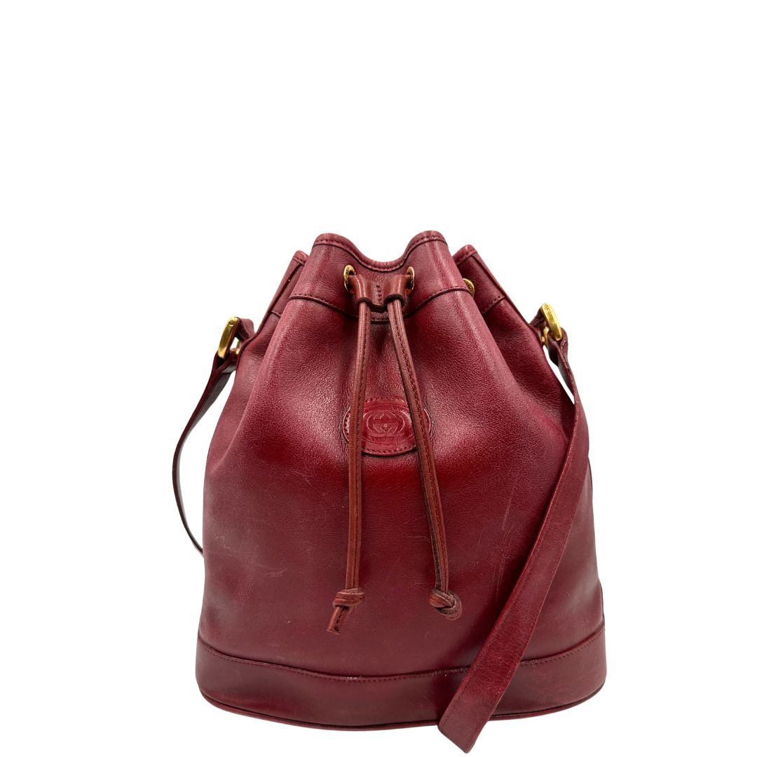 Secchiello Gucci bordeaux vintage