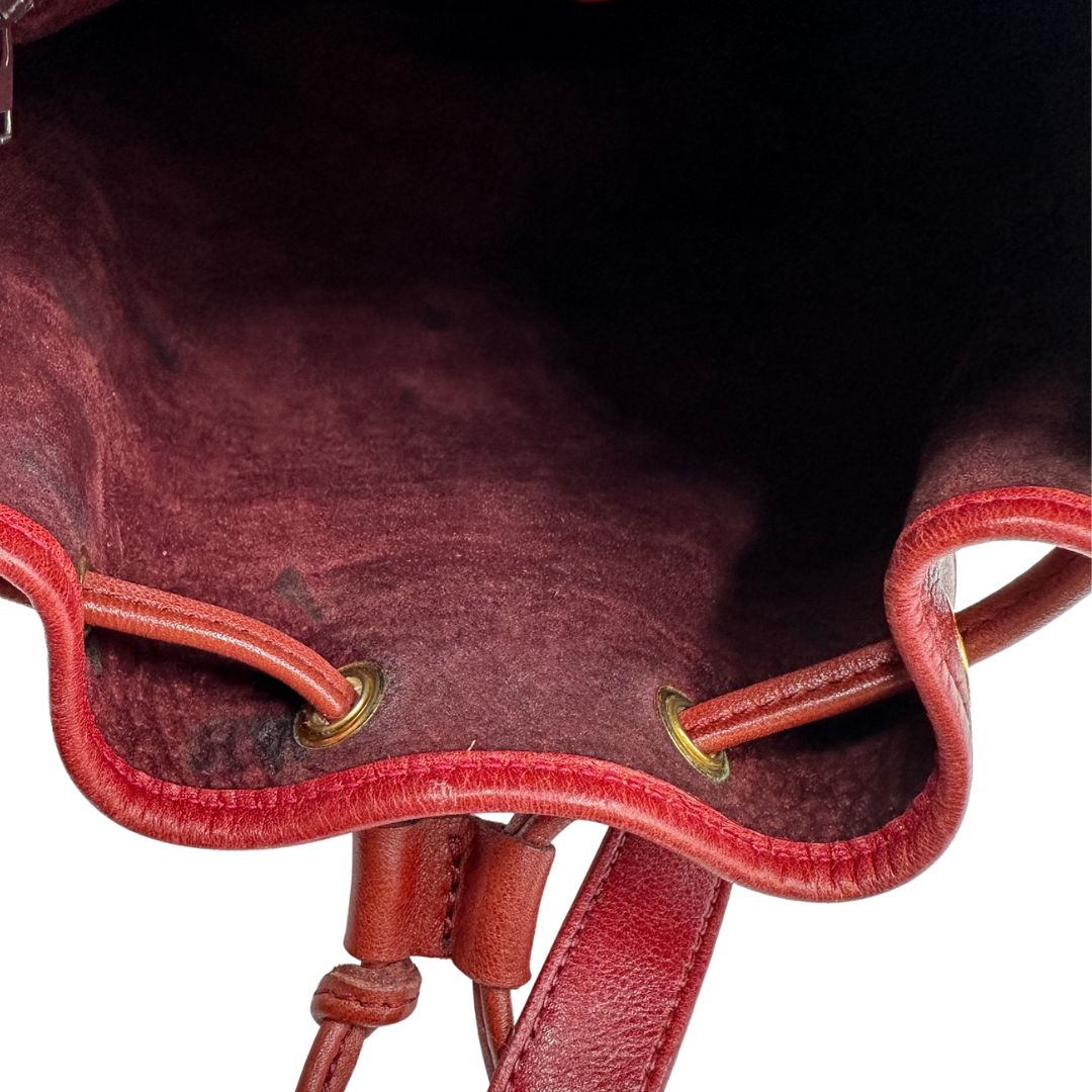 Secchiello Gucci bordeaux vintage
