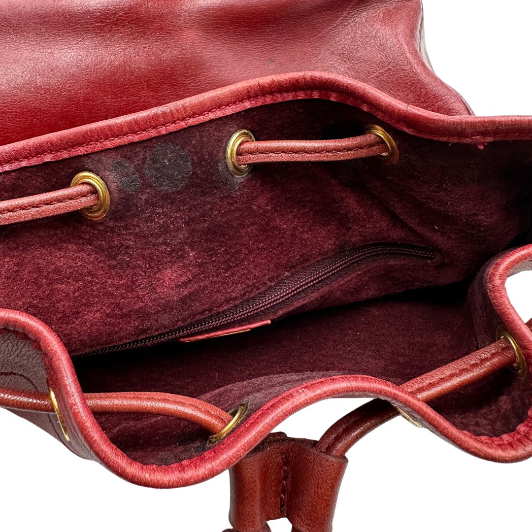 Secchiello Gucci bordeaux vintage