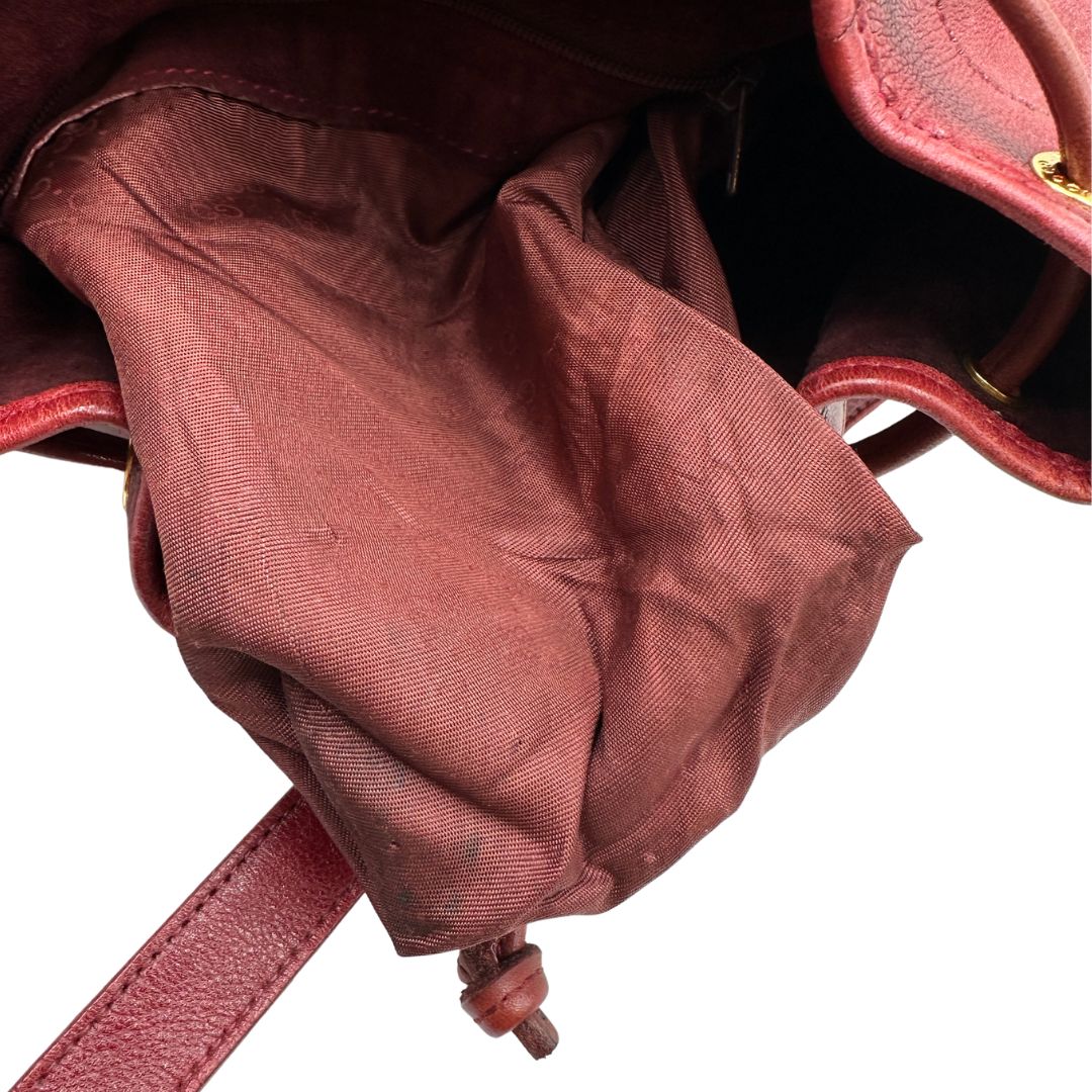 Secchiello Gucci bordeaux vintage