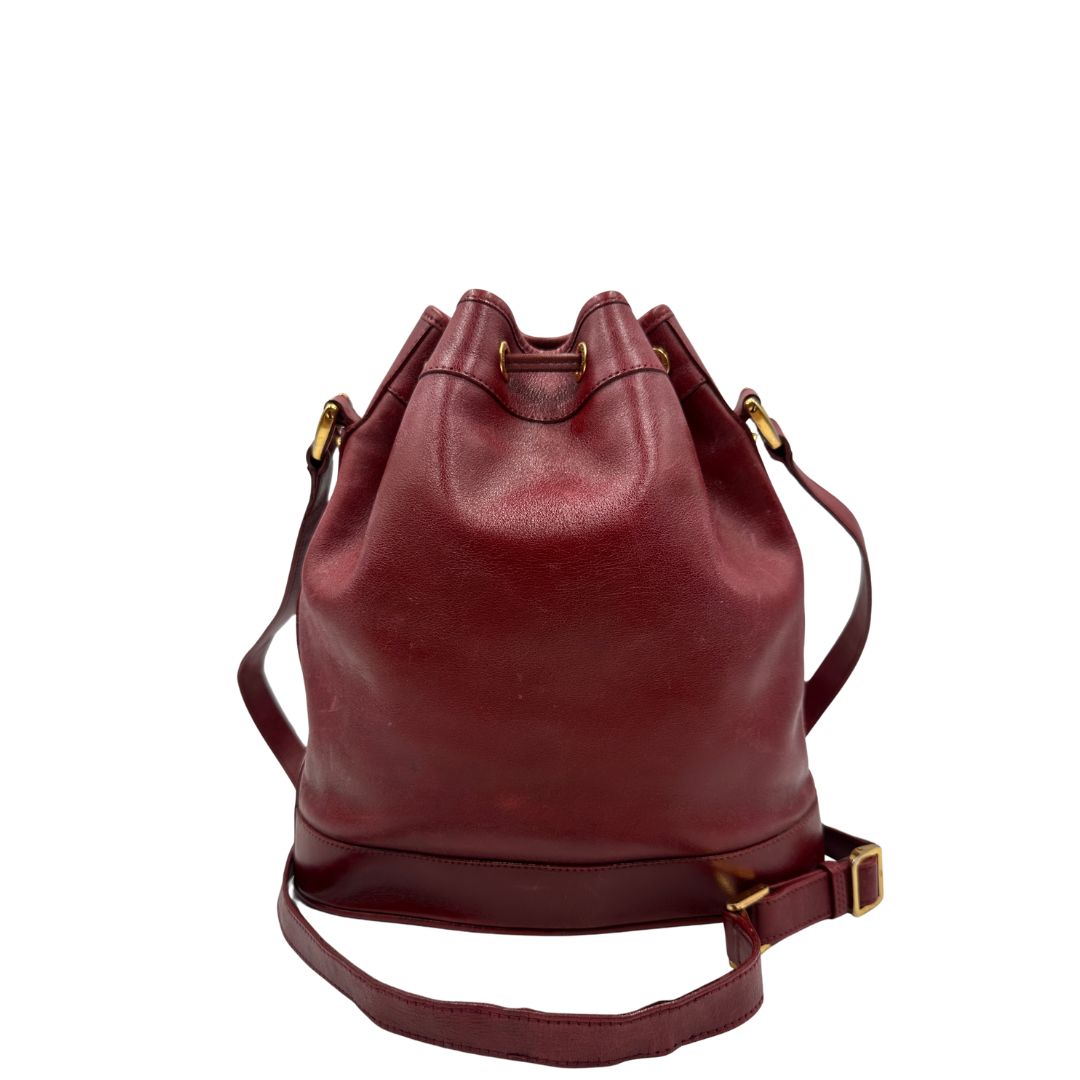 Secchiello Gucci bordeaux vintage
