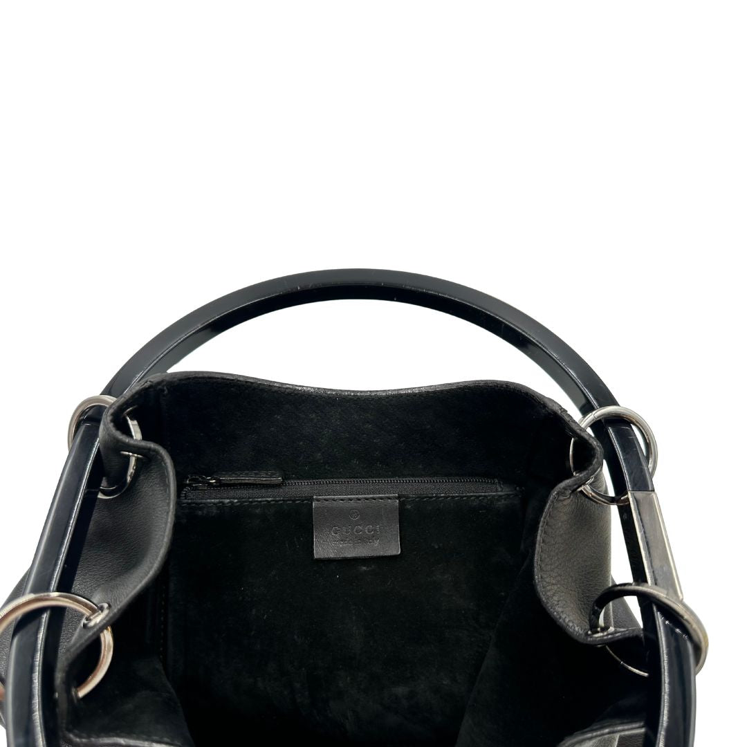 Tote Gucci Ring nero