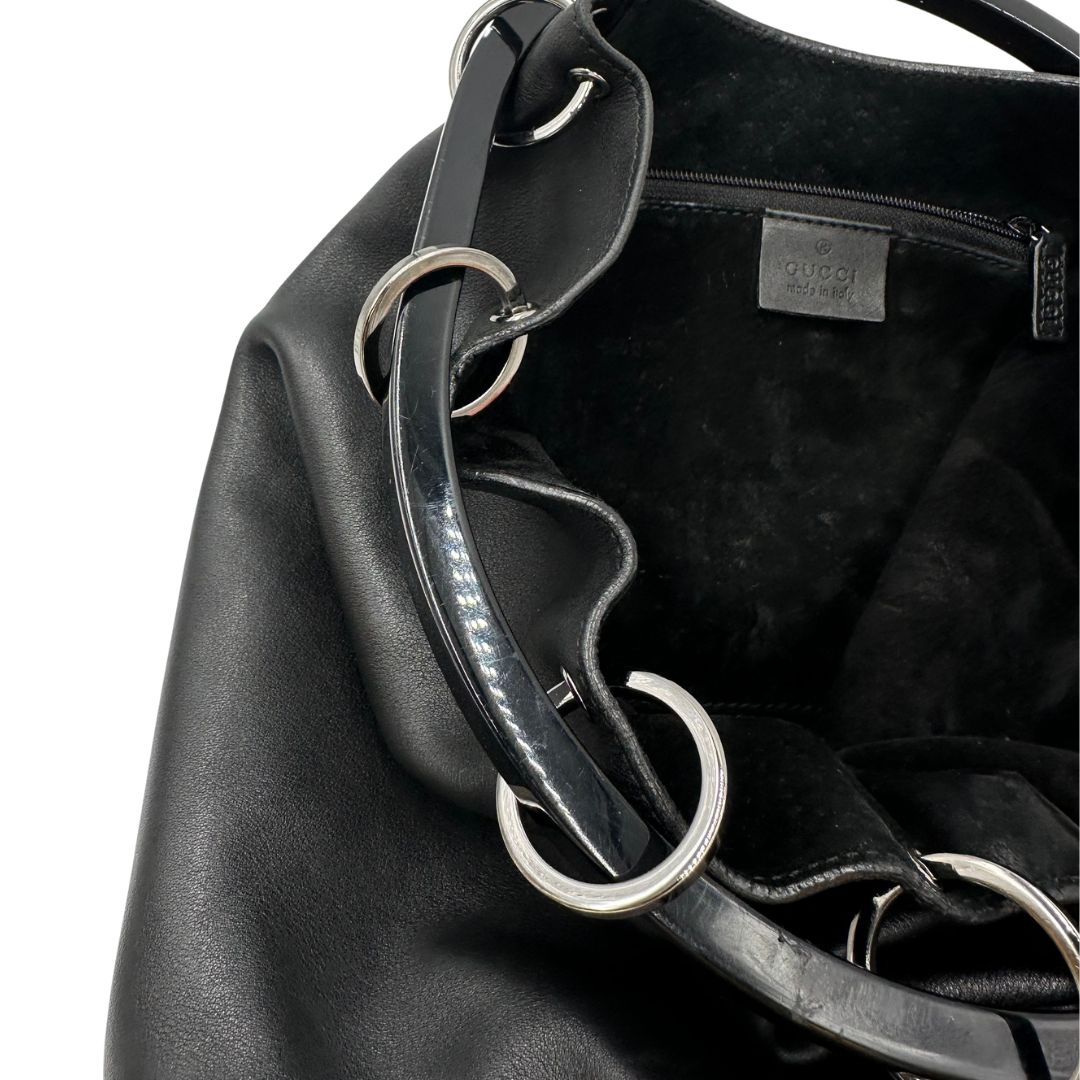 Tote Gucci Ring nero