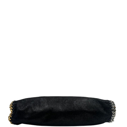 base  Borsa Falabella nella versione fold over tote nera, con hardware dorato e argentato, di lusso, originale, ottime condizioni, usata 