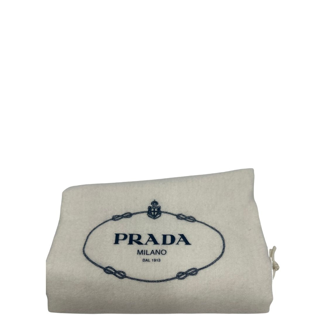 dustbag   Borsa Prada in nylon nero e hardware argentato, di lusso, originale, ottime condizioni, usata
