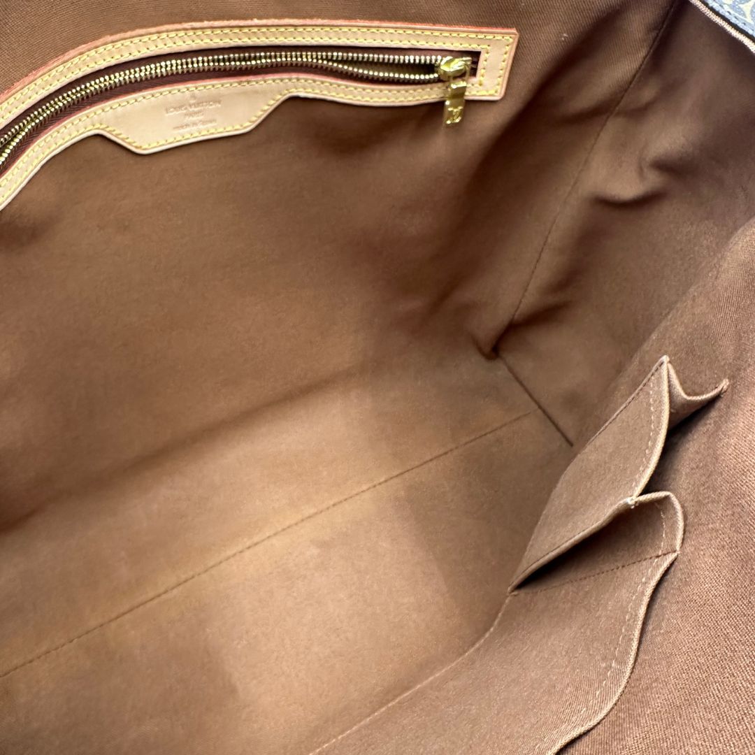interno Cartella Louis Vuitton in canvas marrone monogram, munita di una tracolla in tessuto regolabile, di lusso, originale , ottime condizioni