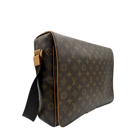 lato Cartella Louis Vuitton in canvas marrone monogram, munita di una tracolla in tessuto regolabile, di lusso, originale , ottime condizioni 