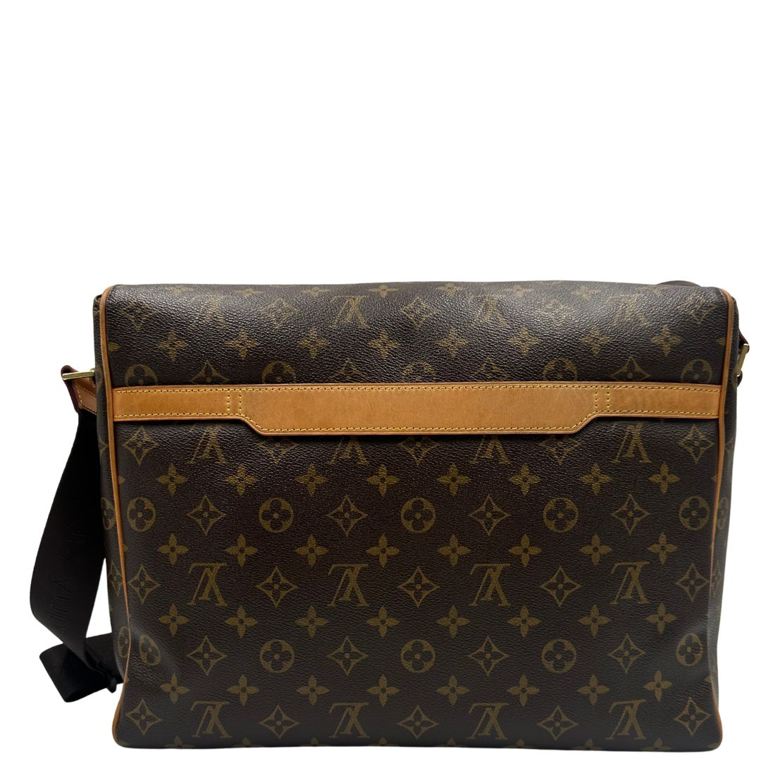 retro Cartella Louis Vuitton in canvas marrone monogram, munita di una tracolla in tessuto regolabile, di lusso, originale , ottime condizioni 