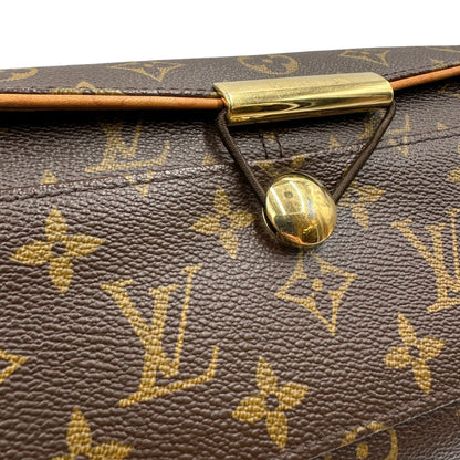 Cartella Louis Vuitton in canvas marrone monogram, munita di una tracolla in tessuto regolabile, di lusso, originale , ottime condizioni