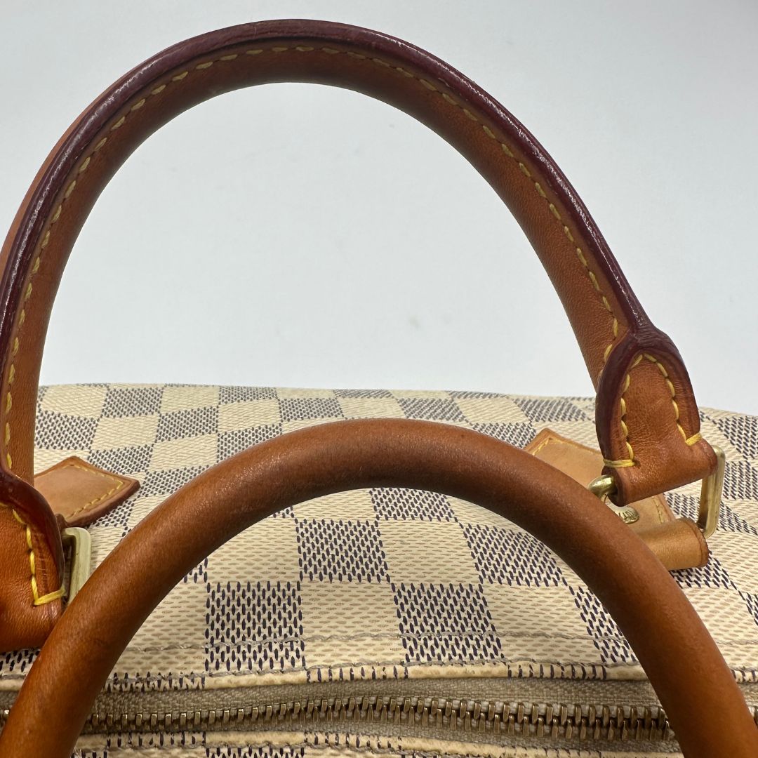 Speedy Louis Vuitton in canvas damier azur nella misura 30, di lusso, originale, ottime condizioni, usato