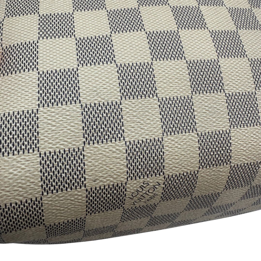 Speedy Louis Vuitton in canvas damier azur nella misura 30, di lusso, originale, ottime condizioni, usato