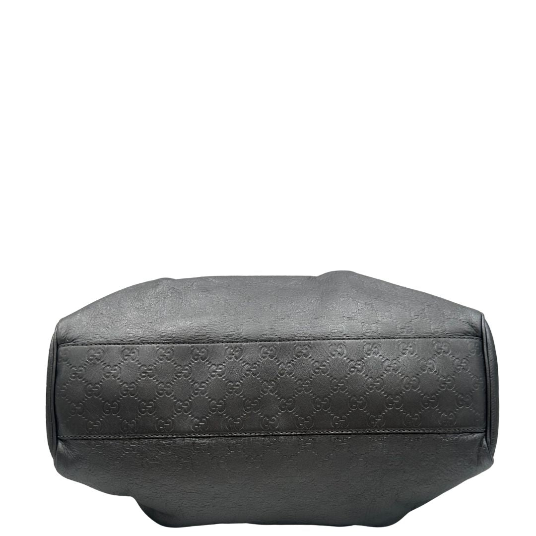 Borsa Gucci Sukey guccissima grigia