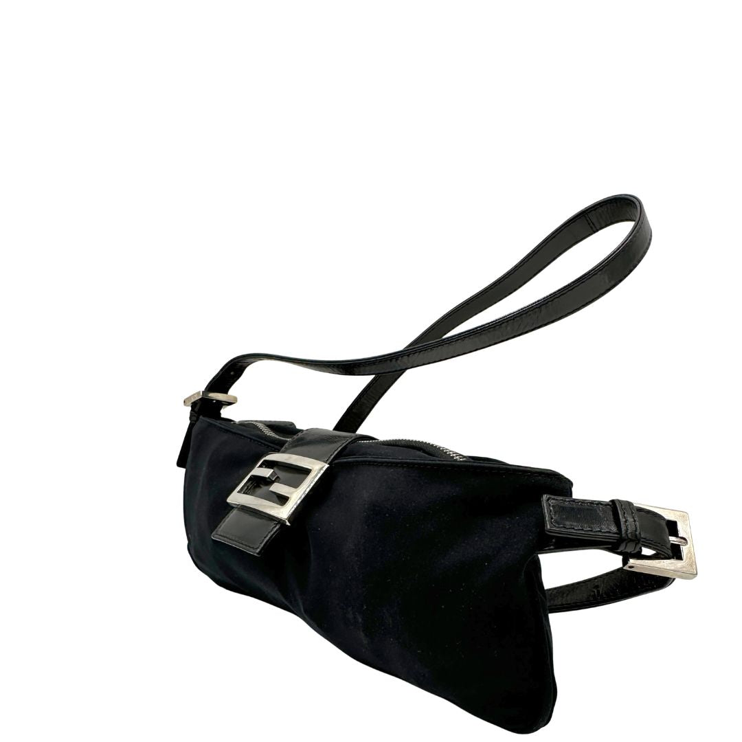 Mini Fendi Baguette nera