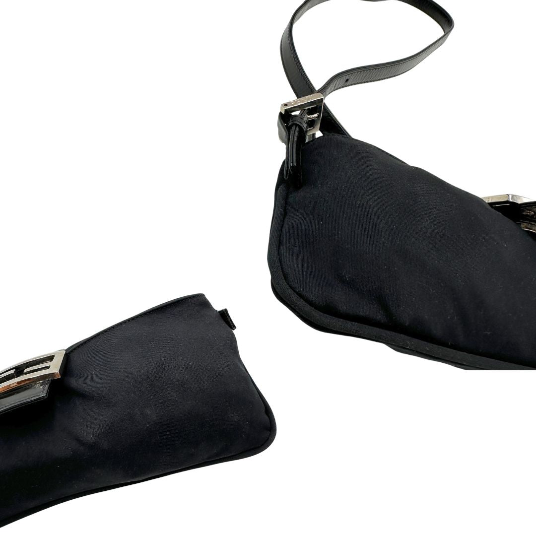 Mini Fendi Baguette nera