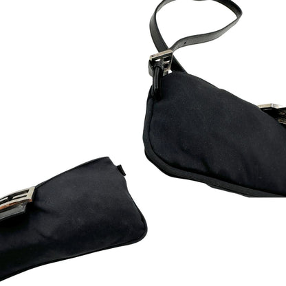 Mini Fendi Baguette nera